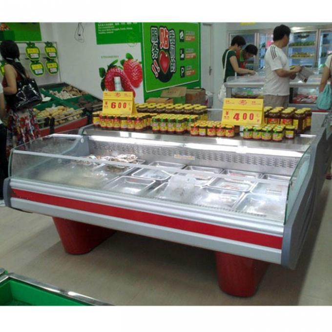 슈퍼마켓 김치 160L 상업적 냉동고 냉장고 0